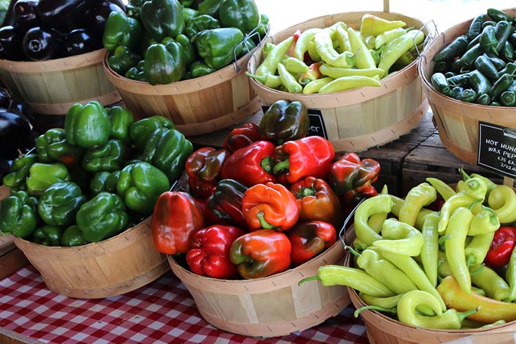 farmers market produce